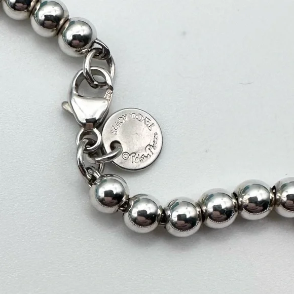 Tiffany & Co. Paloma Picasso sugar stack Amazonite bracelet in sterling silver - Picture 4 of 8